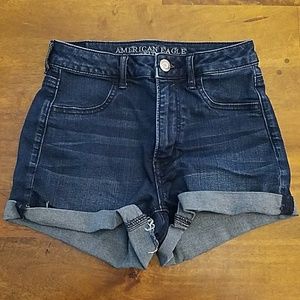 American Eagle hi rise shorts
